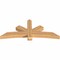 Ekena Millwork Alberta Smooth Timber Gable Bracket, Western Red Cedar, 72"W x 30"H x 5 1/2"D x 5 1/2"F, 10/12 Pitch GBW072X30X0606ALB00SWR - alternate 5